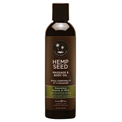 Hemp Seed Massage & Body Oil - Guavalava 237 ml