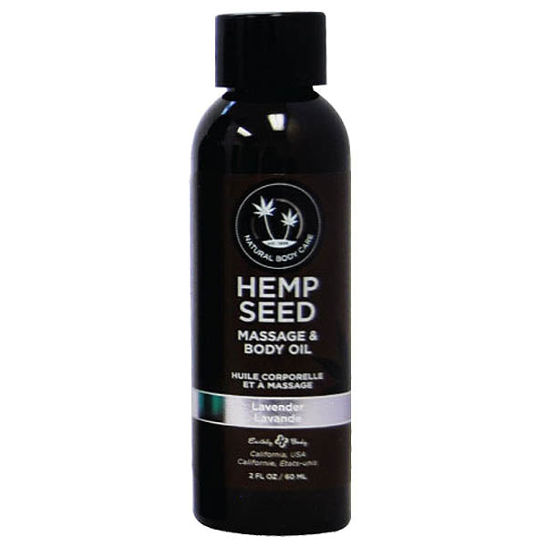 Hemp Seed Massage & Body Oil Lavender - Wild Lavender 60ml