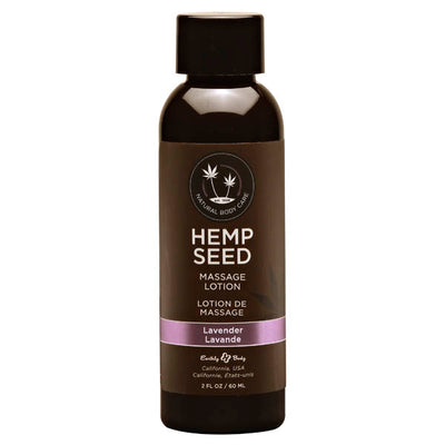 Hemp Seed Massage Lotion - Lavender Scented - 59 ml Bottle