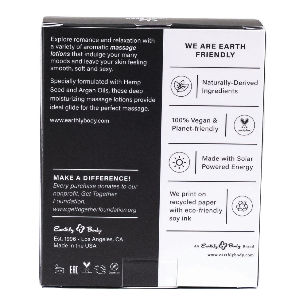 Hemp Seed Edible Massage Lotion Set - Massage A Trois