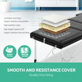 Zenses 3 Fold Portable Aluminium Massage Table - Black 60cm wide