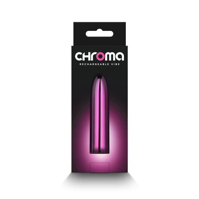 Chroma Petite 8.7 cm USB Rechargeable Bullet Vibrator - PINK