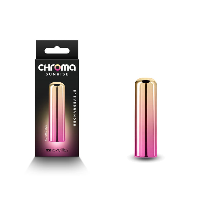 Chroma Sunrise 6.8 cm USB Rechargeable Slimline Bullet Vibrator - SMALL