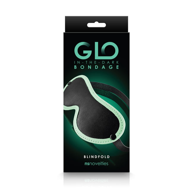 GLO Bondage Blindfold - Glow In Dark Restraint