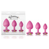 Glams Spades Trainer Butt Plug Set - Pink