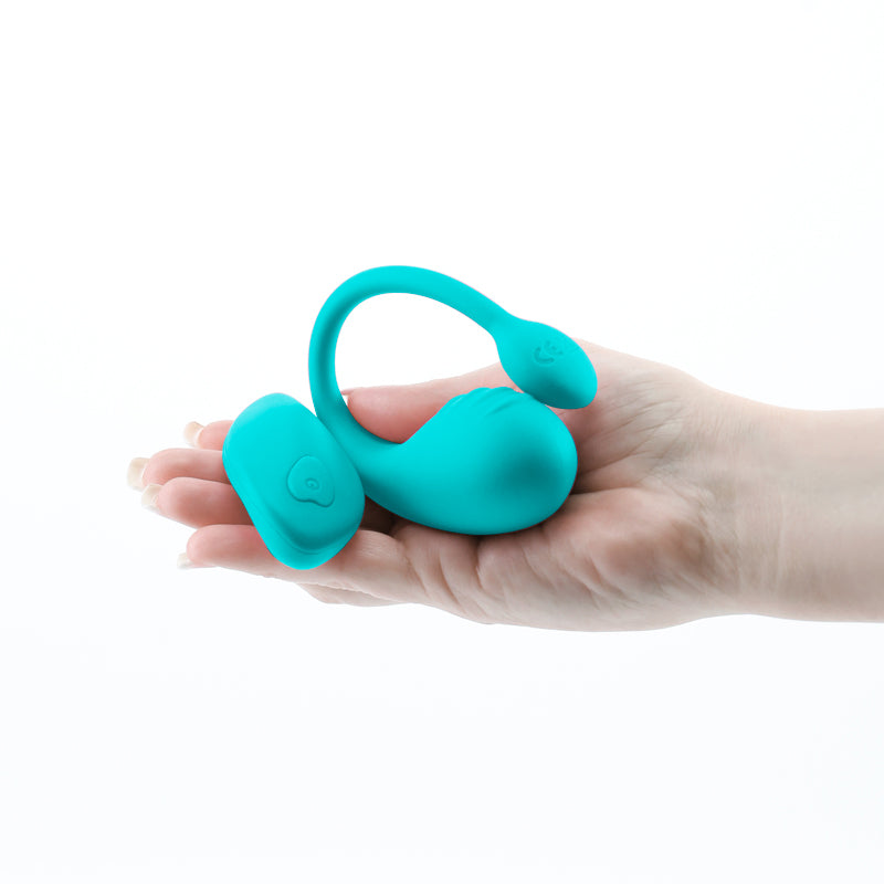 INYA Venus USB Rechargeable Couples Vibrating Stimulator & Remote control - Teal