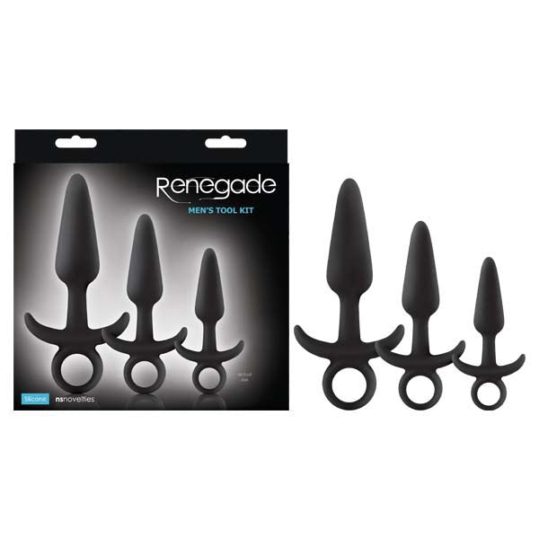 Renegade Men's 3 piece Butt Plug Kit