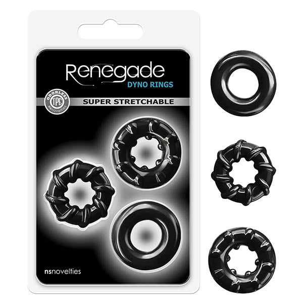 Renegade - Dyno Rings Set of 3 Black