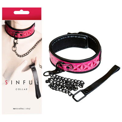 Sinful Black/ Collar and Leash
