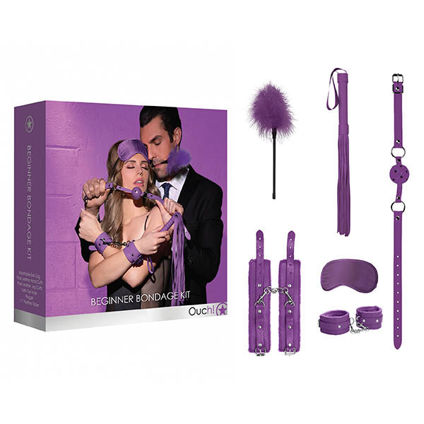 Ouch Brand Beginners Bondage Kit - Purple