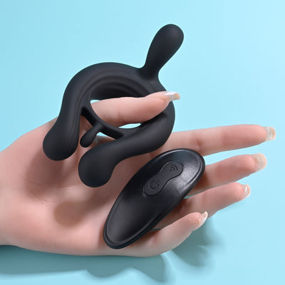 Playboy Pleasure TRIPLE PLAY Vibrating Cock Ring with Remote