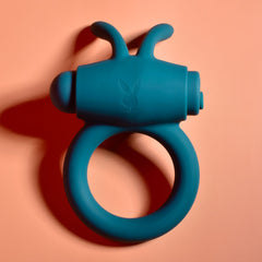Playboy Pleasure BUNNY BUZZER Couples Vibrating Cock Ring