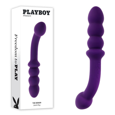 Playboy Pleasure THE SEEKER Anal & Vaginal Dildo - Purple