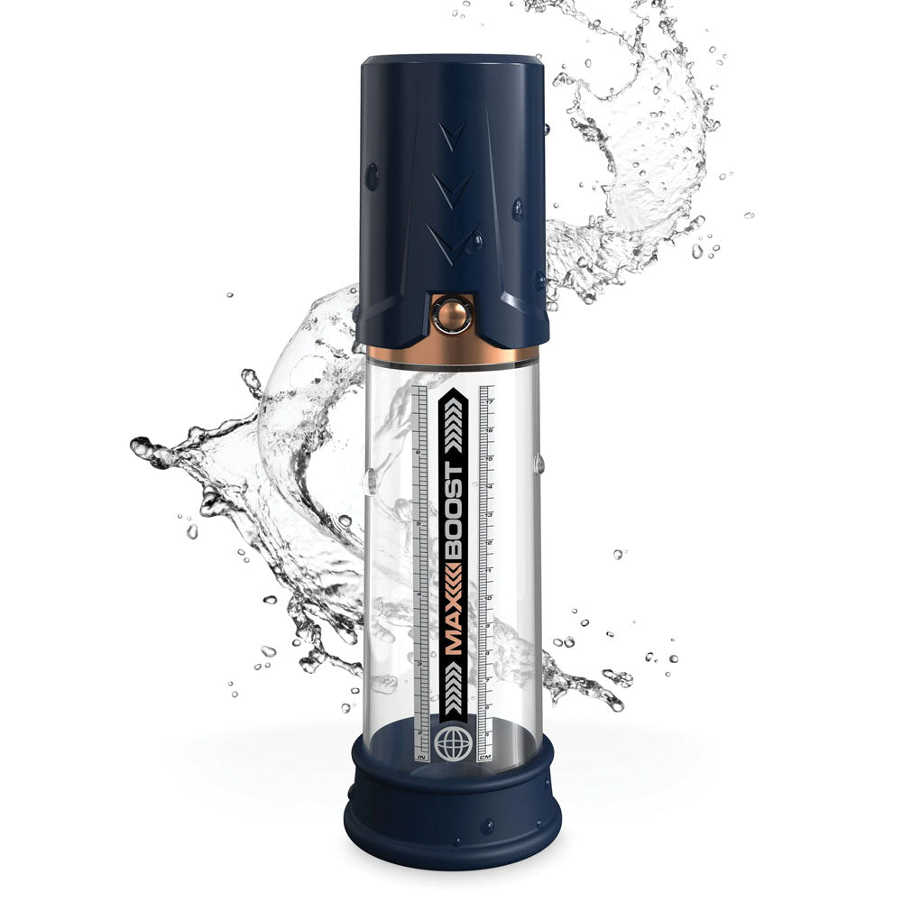 Pump Worx Max Boost  Penis Pump - Blue