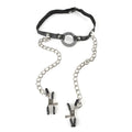 Fetish Fantasy Series O-ring Gag with Nipple Clamps