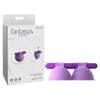 Fantasy For Her Vibrating Breast Suck-Hers - Purple