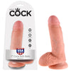 King Cock 7'' Cock With Balls -  17.8 cm (7'') Dong