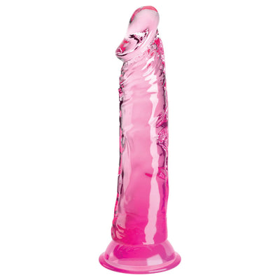King Cock Clear 8'' Cock Dildo - Pink