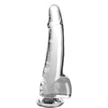 King Cock  10'' Cock Dildo with Balls - Clear