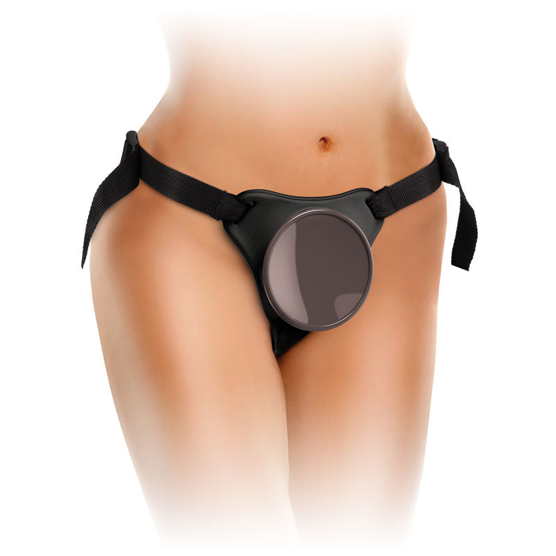 King Cock Elite Ultimate Vibrating Silicone Body Dock Kit with 17.8 cm Vibrating Dong & Balls