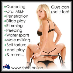 Queening Chair with Dildo Pillow