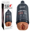 PDX Plus Shower Therapy Soothing Scrub Masturbator - Tan