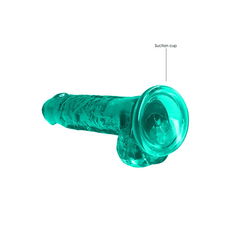 RealRock 7'' Realistic Dildo With Balls - GREEN