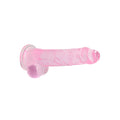 RealRock Realistic Dildo With Balls - 20cm Pink