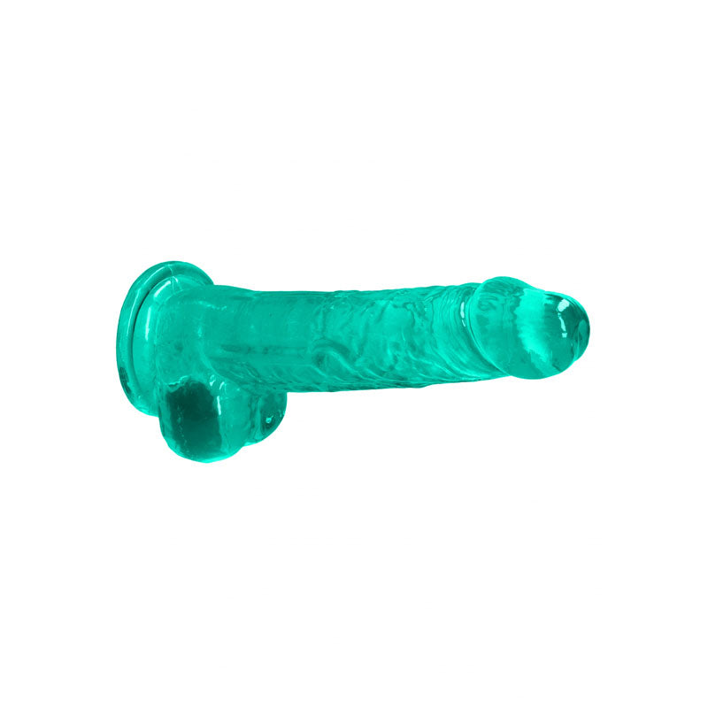 RealRock 8'' Realistic Dildo With Balls - GREEN