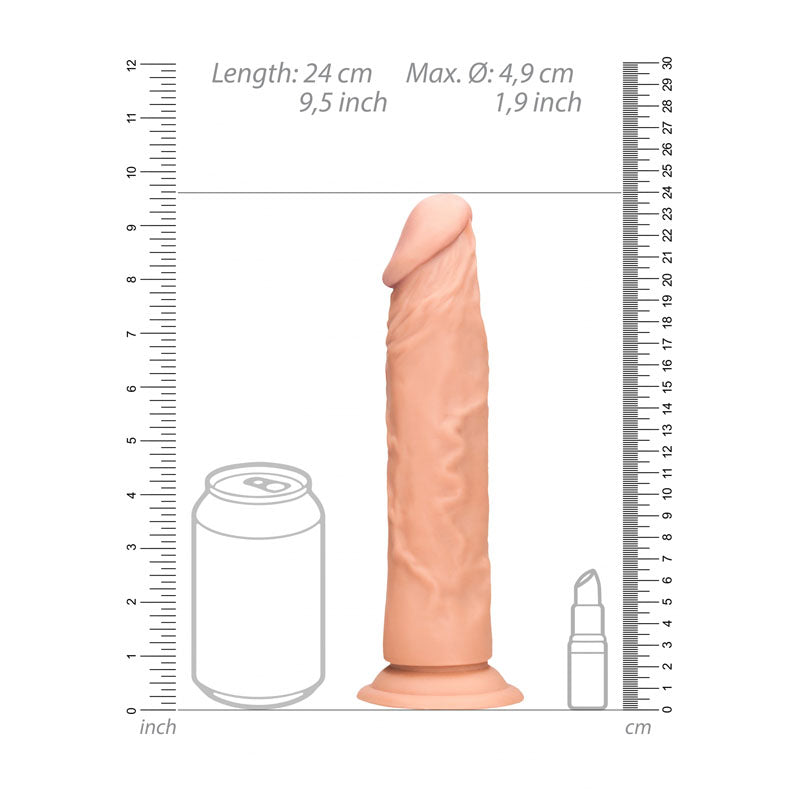REALROCK 9'' Realistic Dildo - Flesh