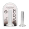 REALROCK Non Realistic Dildo With Suction Cup - 13.5 cm CLEAR