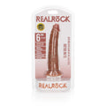 REALROCK Realistic Slim Dildo - 15.5 cm Tan
