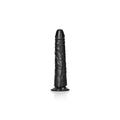 REALROCK Slim Curved Realistic Dildo Dong 18cm - Black