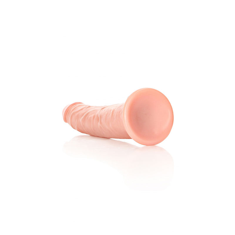 REALROCK Slim Curved Realistic Dildo Dong 18cm - Flesh