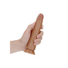 REALROCK Realistic Slim Dildo with Suction Cup - 18cm Tan