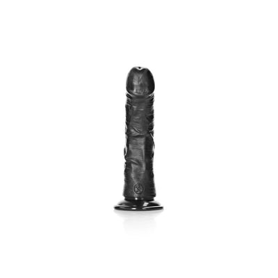 REALROCK Curved Realistic Dildo Dong 15cm - Black