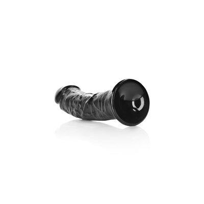 REALROCK Curved Realistic Dildo Dong 18cm - Black