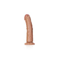 REALROCK Realistic Curved Dildo with Suction Cup - 20 cm Tan