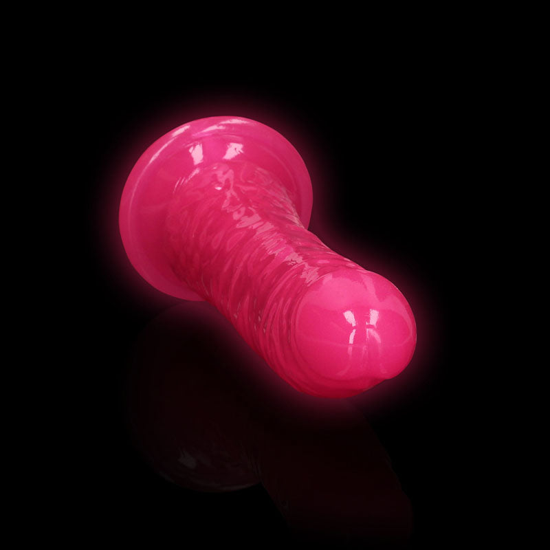 REALROCK 18 cm Slim Dong Glow in the Dark - Neon Pink