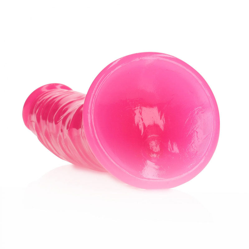 REALROCK 18 cm Slim Dong Glow in the Dark - Neon Pink