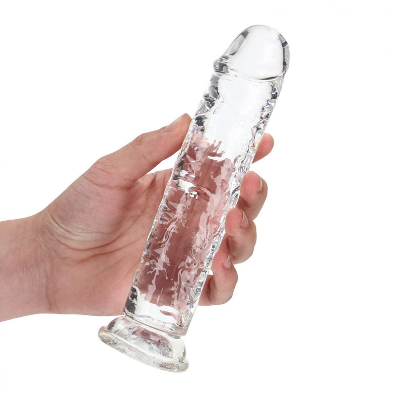 REALROCK 20 cm Straight Dildo - Clear