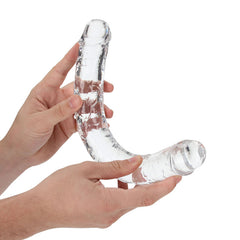REALROCK 34 cm Double Dong - 34 cm (14'') CLEAR