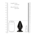 REALROCK 11.5 cm Anal Plug - Butt Plug BLACK