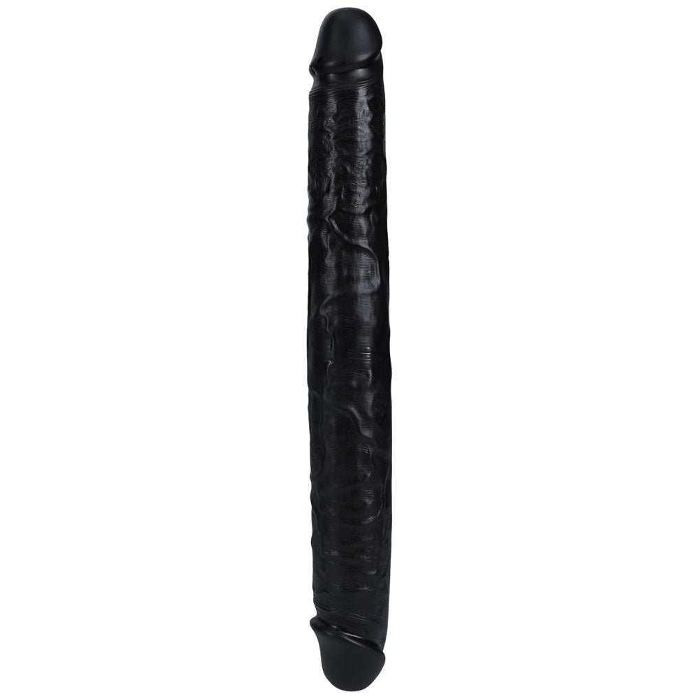 REALROCK 35cm Thick Double Dildo - Black