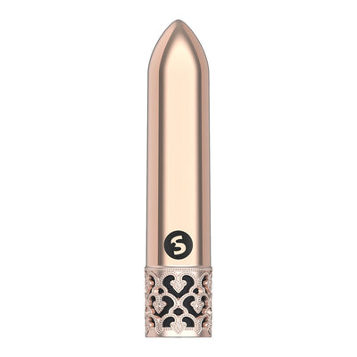 ROYAL GEMS Glitz ABS Rechargeable Bullet - Rose Gold