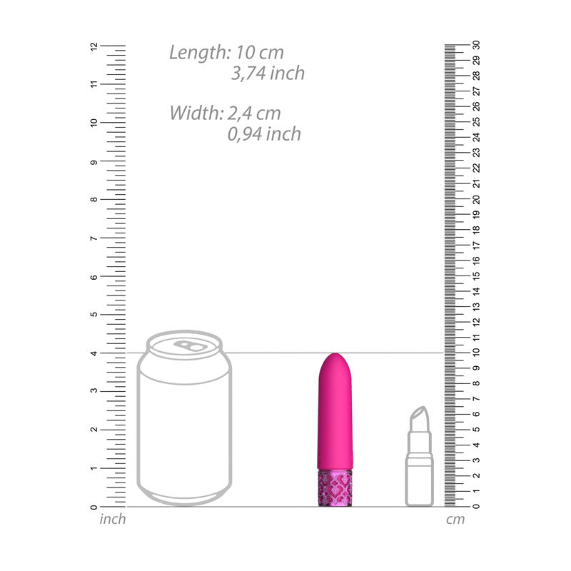 ROYAL GEMS Imperial Silicone Rechargeable Bullet - Pink