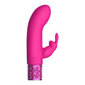 ROYAL GEMS Dazzling - Silicone Rechargeable Bullet with Rabbit Sleeve