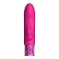 ROYAL GEMS Dazzling - Silicone Rechargeable Bullet with Rabbit Sleeve