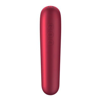 Satisfyer Dual Love Clit Stimulator & vibe - Red