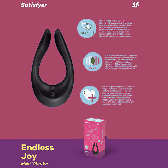 Satisfyer Endless Joy -  USB Rechargeable Couples Stimulator